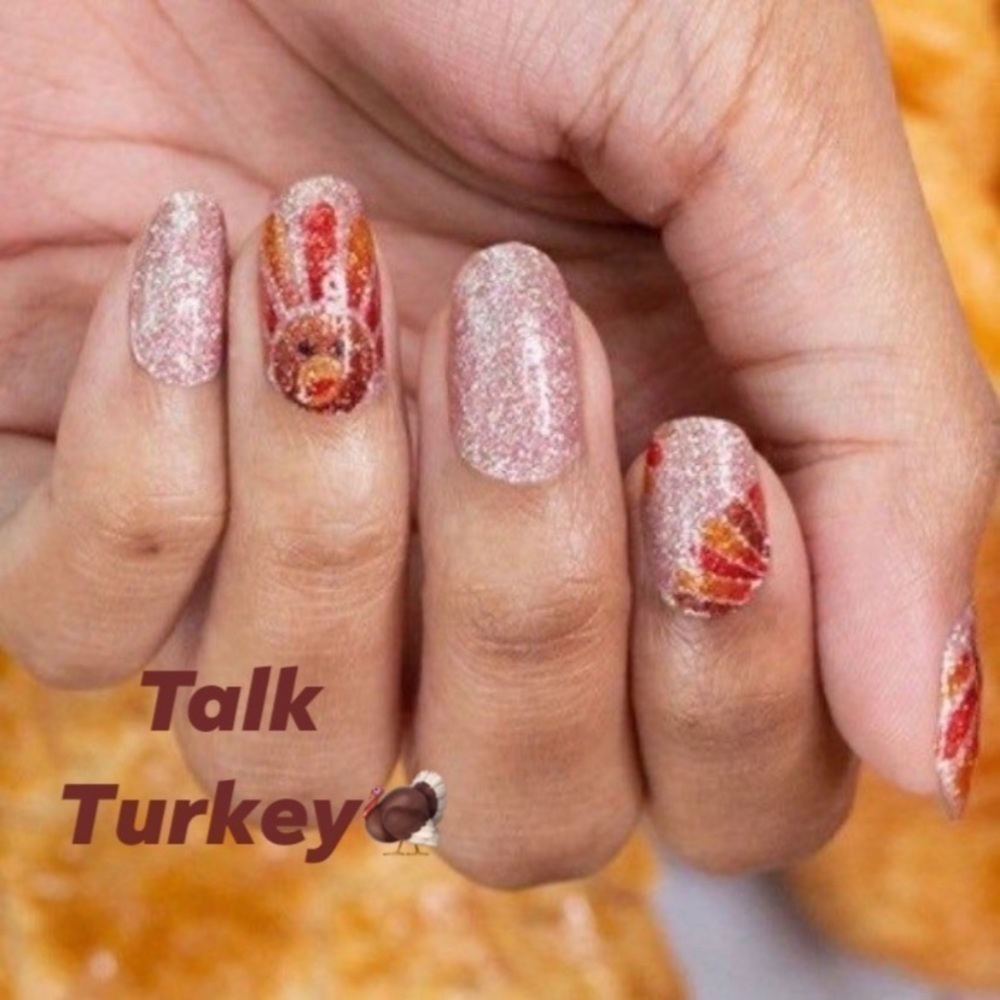 Color Street Talk Turkey Nail Strips NWT